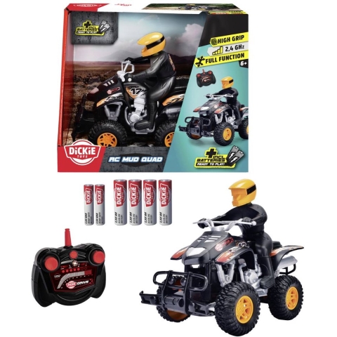 Dickie Toys 201104010 Mud Quad 1:18 RC modelauto voor beginners Elektro Quad