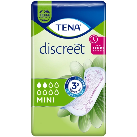 3x TENA Discreet Mini 30 stuks