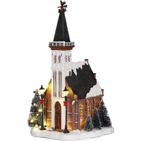 Church battery operated - l15xb16,5xh31cm - Luville
