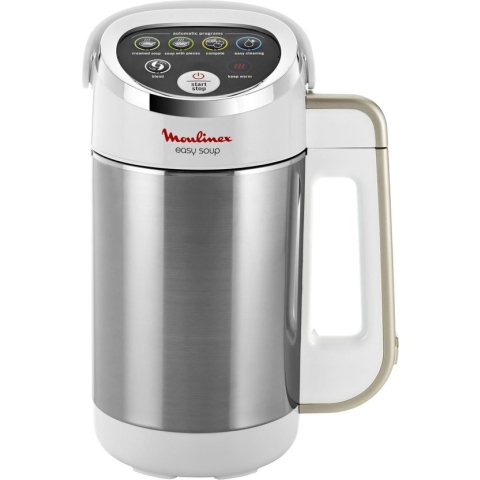 Moulinex Easy Soup LM841110 - Soepmaker - 1000W - 1,2L - Wit/RVS