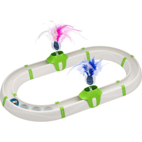 Ferplast Kattenspeeltje Turbine Circuit 72,4 X 40 Cm Wit 4-delig