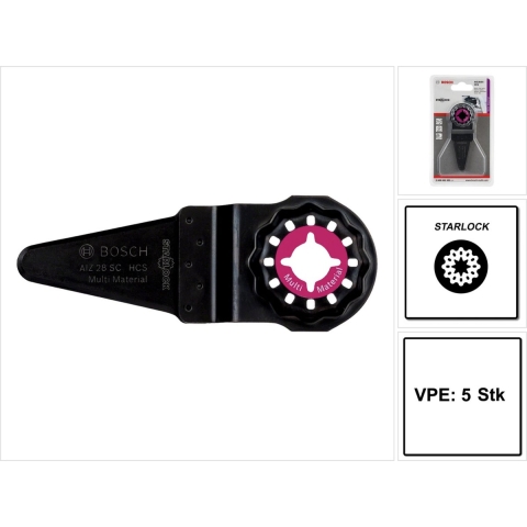 Bosch Accessoires HCS universele voegensnijder AIZ 28 SC - 5 stuks - 2608661909