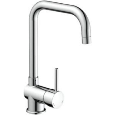 Schutte - YORK mengkraan keuken met L-uitloop, chroom - 79616