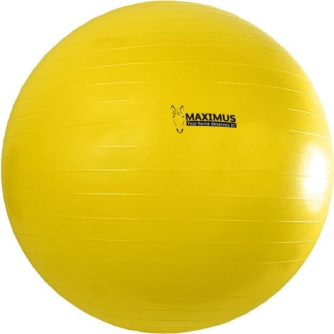 Hofman Maximus Power Play Ball – 65 cm - Speelgoed voor Paarden – Geel