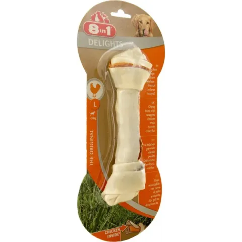 8in1 Delights - Kip - Hondensnack - S
