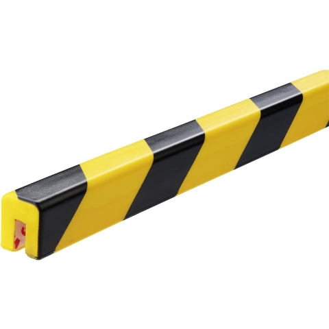 Durable 1127130 Kantenbeveiliging Zwart, Geel (l x b x h) 1000 x 25 x 30 mm