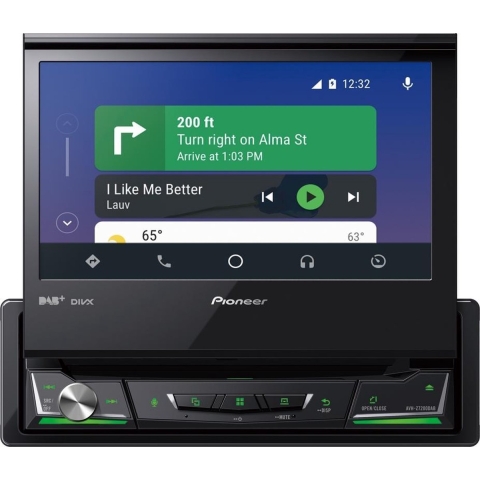 Pioneer AVH-Z7200DAB Autoradio Enkel din USB-Apple CarPlay-DAB+ - 4 x 50 W