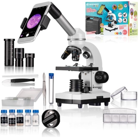 BRESSER JUNIOR Biolux SEL Studenten Microscoop met Koffer (wit)
