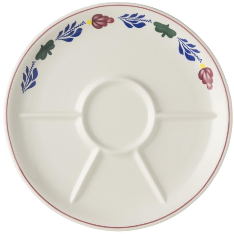 Boerenbont Fondueborden Ø27cm 6 stuks
