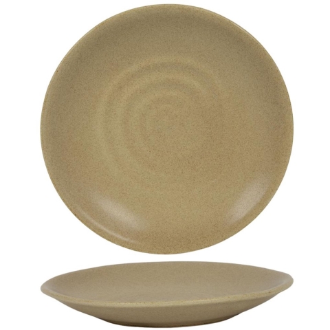 Bord Clay beige Ø21,7cm doos a 6 stuks