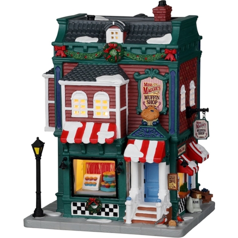 Miss Maggie'S Muffin Shop B/O Led Kerst - Lemax