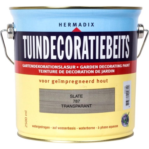 Tuindecoratiebeits 787 slate 2500 ml - Hermadix