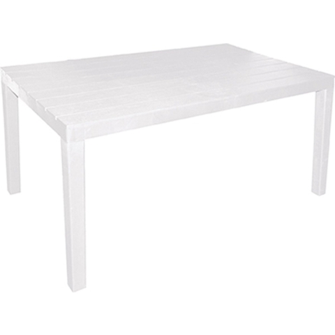 Tuintafel Sumatra Wit 78x138 cm - Buitengewoon de boet
