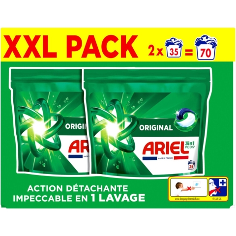 Ariel 3in1 Wasmiddel Pods Original 70 stuks