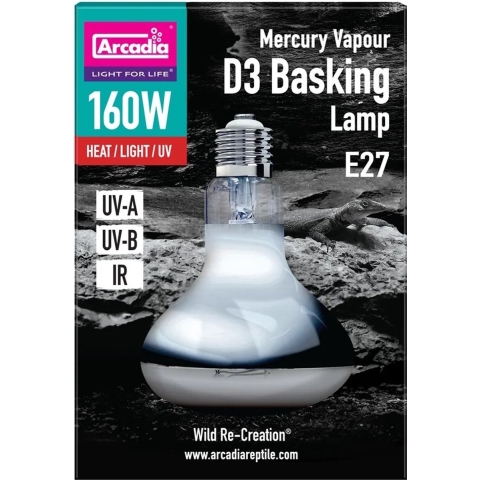 Arcadia Aquadistri 2nd generation uv basking lamp 160 w - Aquadistri