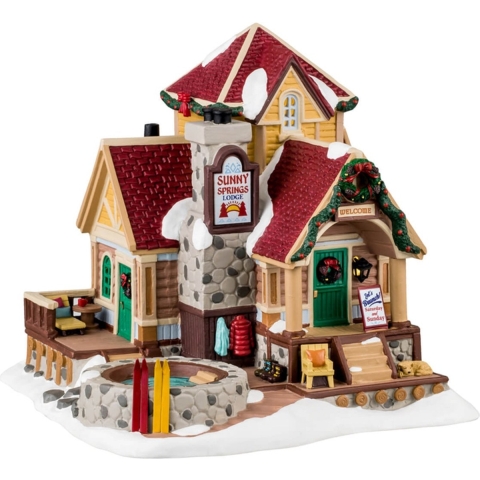 Sunny Springs Lodge 22x23x24 cm Kersthuisje - Lemax