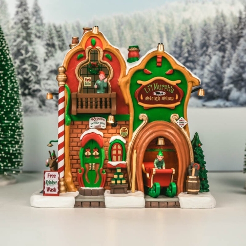 Li'i Murph's Sleigh Shop 17x26x27 cm Kersthuisje - Lemax