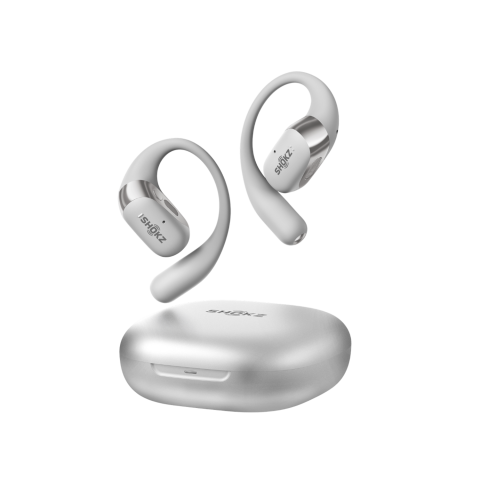 Shokz Openfit 2+ Open-ear Tws Grijs Oordopjes Zilver