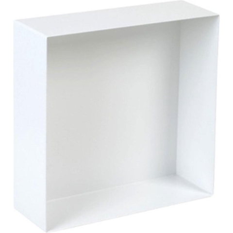 Plieger Inbox - Inbouwnis - Opbouwnis - RVS - 30 x 30 x 10 cm - Wit