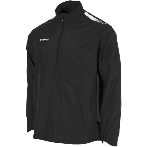 Stanno 455000K First Half Zip Windbreaker Kids - Black-Anthracite - 164