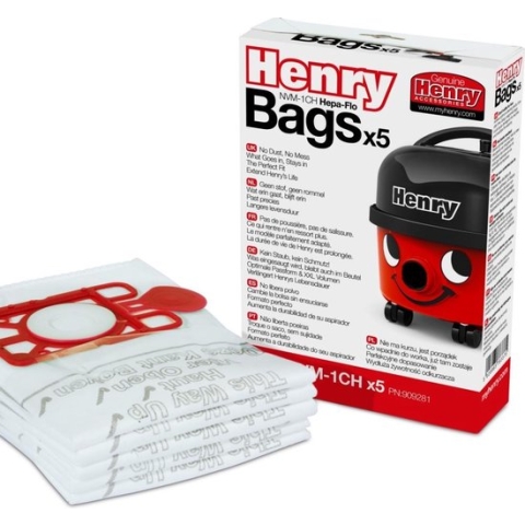 Numatic NVM 1CH  HEPA - Stofzuigerzakken -  5 stuks