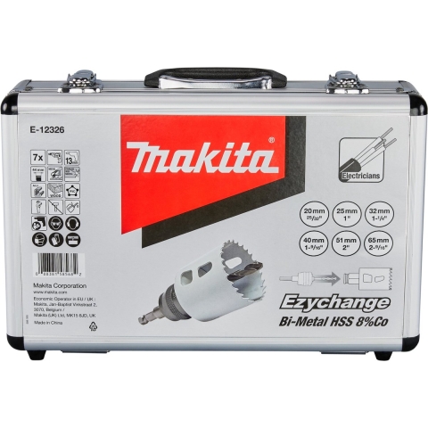 Makita Accessoires Gatzaagset 7-delig hout/metaal - E-12326 - E-12326
