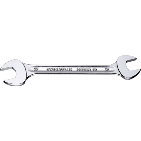 Stahlwille Dubbele steeksleutel | 22 x 24 mm lengte 250 mm | verchroomd | 1 stuk - 40032224 40032224