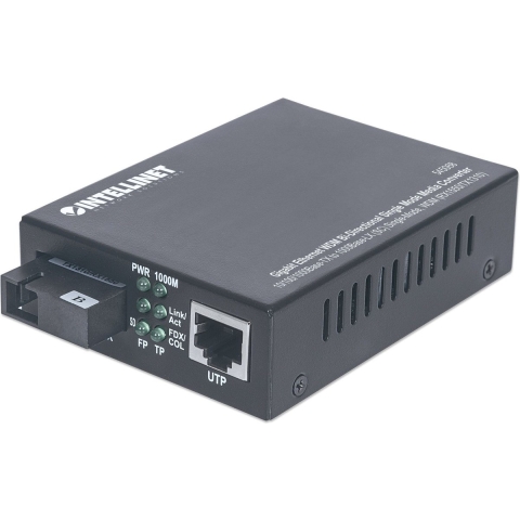 Intellinet 545068 Netwerk mediaconverter SC Duplex 1 GBit/s