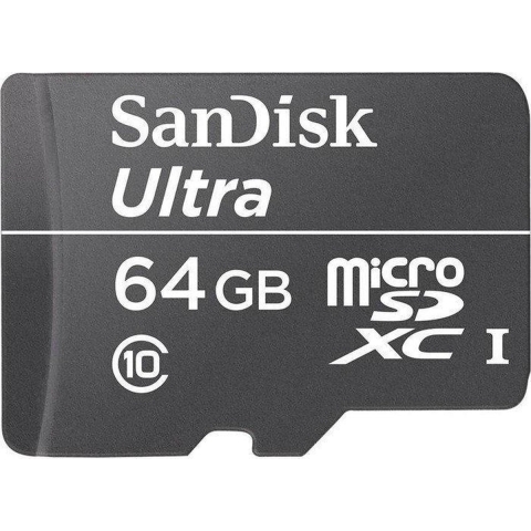 Ultra microSDXC UHS-I Card 64 GB, class 10 Geheugenkaart