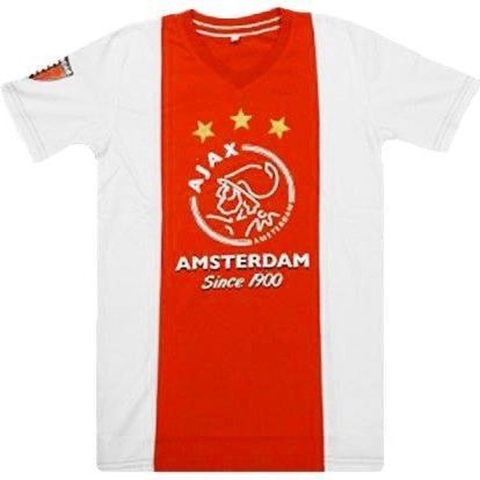 T-shirt wit/rood/wit since 1900 maat M