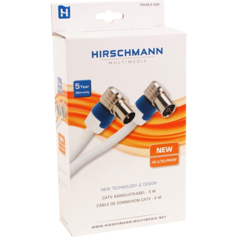 Coax aansluitkabel, 5m Kabel