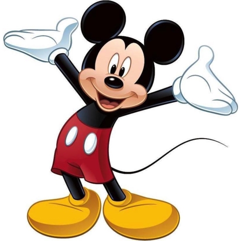 Disney Mickey Mouse grote muurstickers met Augmented Reality