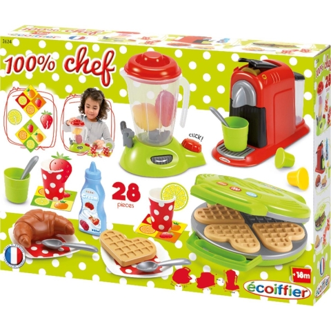 100% Chef keukenapparatuur, 28-delig