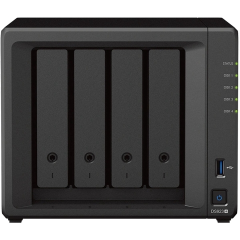 DiskStation DS923+ incl. 4x WD Red Plus 6 TB harde schijf NAS