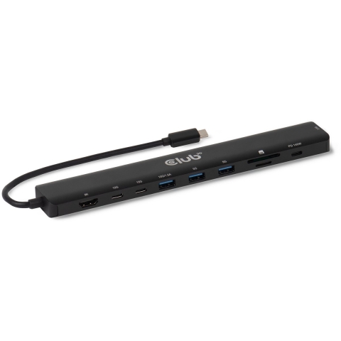 10-1 Portable Dock USB Type-C 10Gbps to HDMI 8K30Hz PD3.1 Max.140 Watt Dockingstation