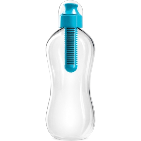 Waterfles Blauw met filter (550 ml)