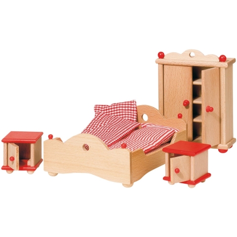 poppenhuis meubeltjes slaapkamer