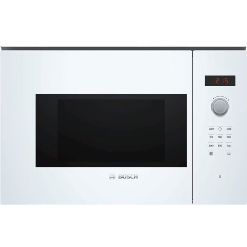 Inbouw magnetron - BOSCH SER4 - BFL523MW1F - Wit - 59,4 x 31,7 x 38,2 cm
