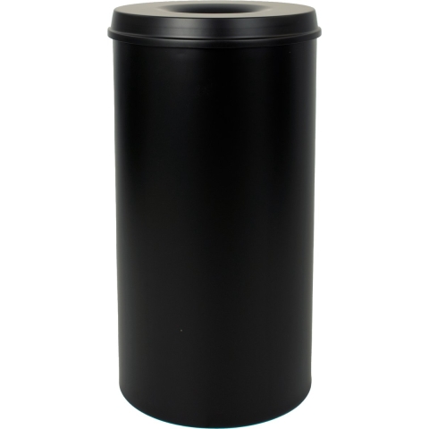 V-part - Vlamdovende papierbak 50 ltr - Steel - zwart