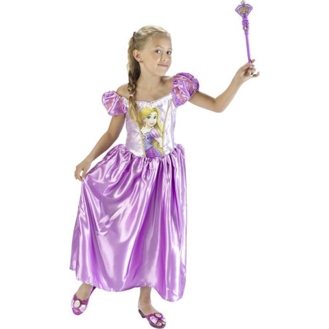 Disney Princess Rapunzel verkleedjurk, 7 tot 8 jaar