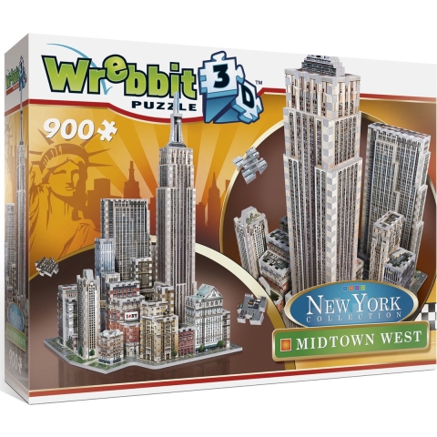 New York Midtown West 3D puzzel, 900 stukjes