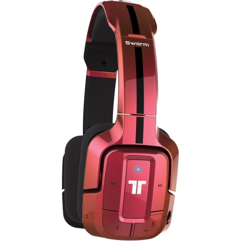 , Swarm Wireless Mobile Headset for Android, iOS, Smart Devices, PC / Mac, & Gaming Consoles (Pink)