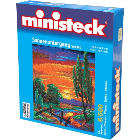Zonsondergang, ca. 6500 stukjes