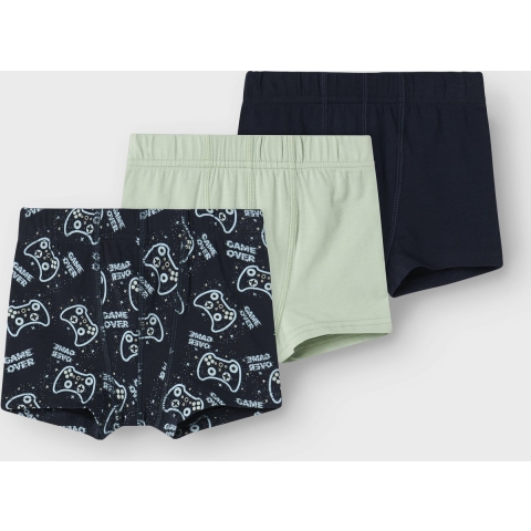 Name It Boxershorts - Noos - 3-pack - NmmTights - Dark Sapphire - Name It - 3 jaar (98) - Boxershorts