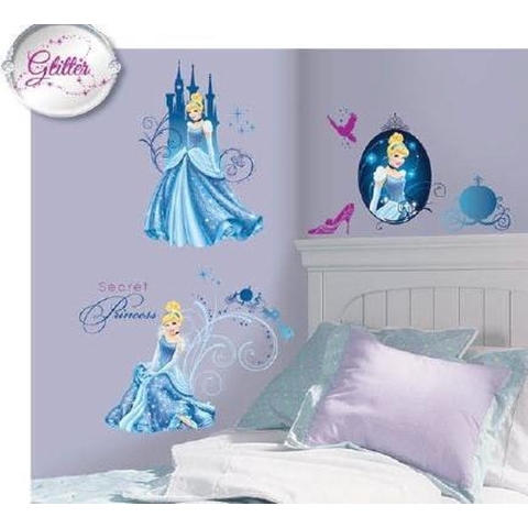 Disney Princess Assepoester Glamour muurstickers