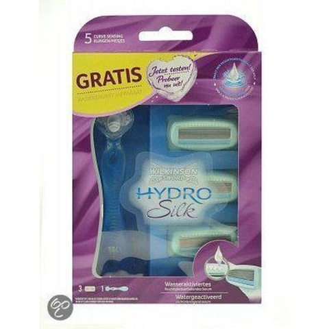 Hydro Silk scheersysteem + 4 scheermesjes