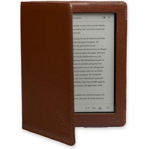 - Luxe Beschermhoes voor Kobo Aura 6 inch (Bruin)