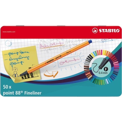 Point 88 fineliners, 50 stuks