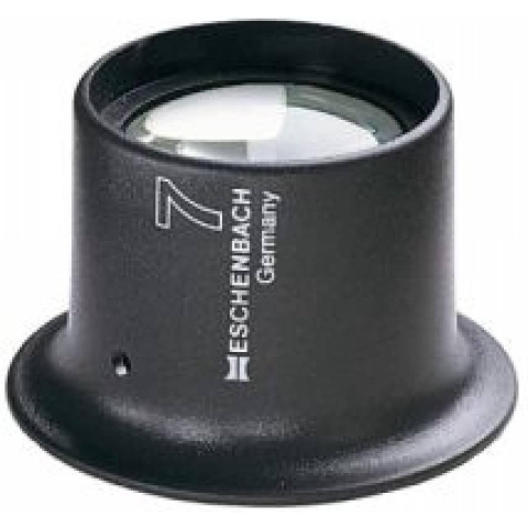 Eschenbach 11245 Uhrmacherwerkzeug Horlogemakersloep Vergrotingsfactor: 5 x Lensgrootte: (Ø) 25 mm Antraciet