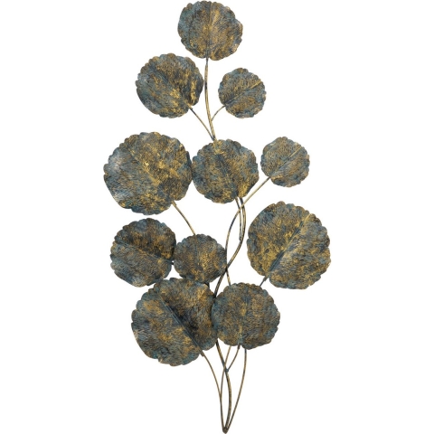 Wandobject Blad Verena 115cm metaal